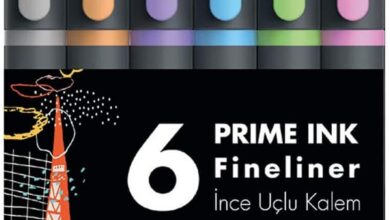 ADEL Prime Ink Fineliner 6'lı Pastel Klasik İnce Uçlu Kalem