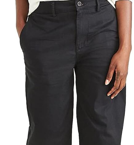 Dockers High Waisted Chino Straight Fit Pantolon Pantolon Kadın