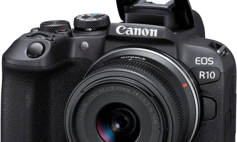 Canon EOS R10 RF-S 18-45 mm IS STM Kit Fotoğraf Makinesi