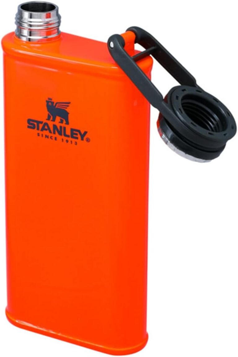 STANLEY Klasik Cep Matarası 0.23 Litre - Turuncu (Blaze Orange) | Paslanmaz Çelik