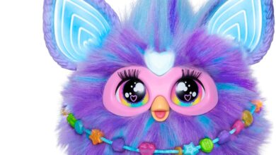 Furby Mor İnteraktif Pelüş Oyuncak - İngilizce versiyonu