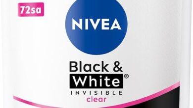 NIVEA Kadın Stick Deodorant Black&White Invisible Clear 72 Saat Anti-Perspirant Koruma, 50 ml