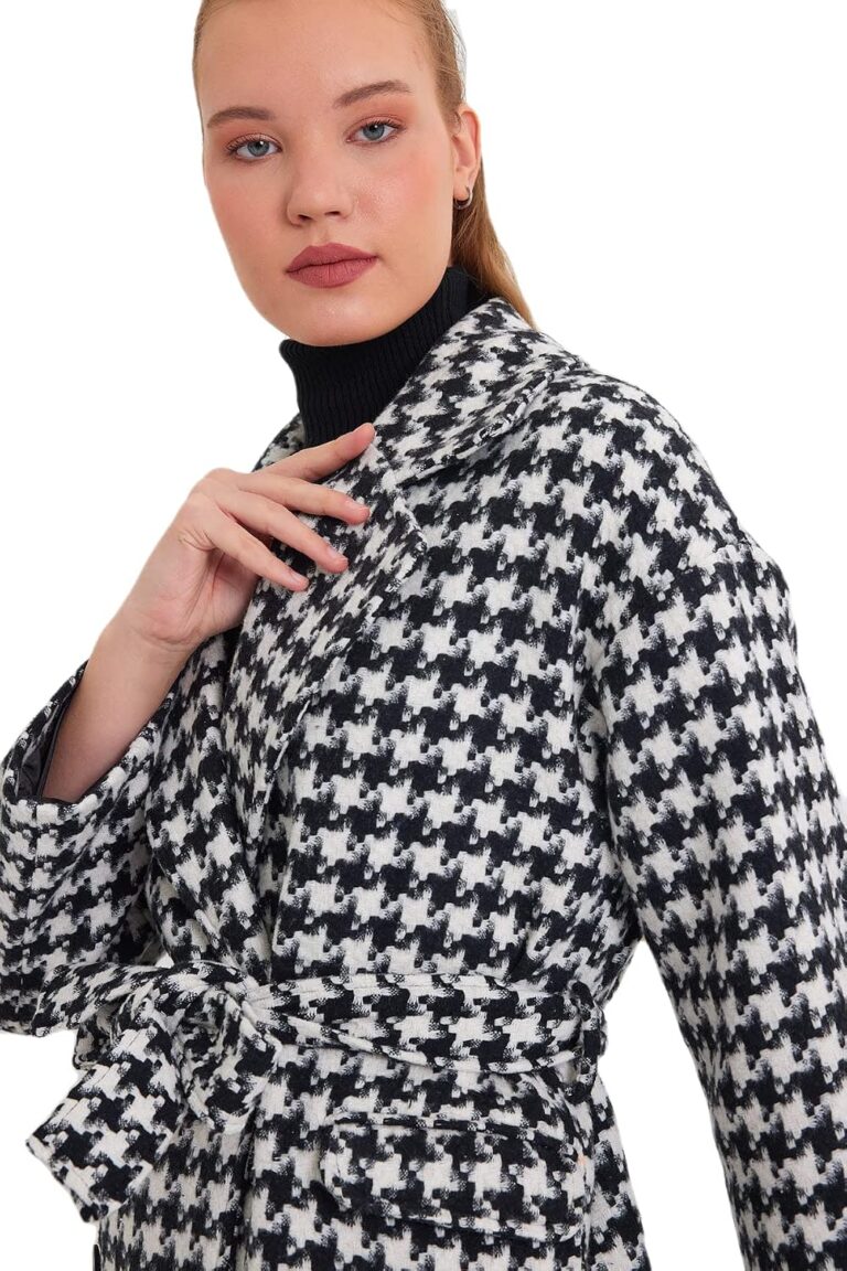 Batik A6189 Kazayağı Desenli Kaban