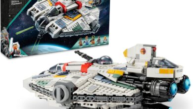 LEGO® Star Wars: Ahsoka Ghost ve Phantom II 75357-10 Yaş ve Üzeri Star Wars Hayranı Çocuklar için Yaratıcı Oyuncak Yapım Seti (1394 Parça)