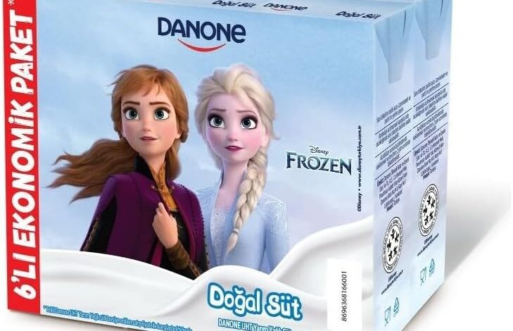 Danone Disney Yarım Yağlı Süt 6X180 ML