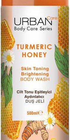 URBAN Care Turmeric Honey Cilt Tonu Eşitleyici ve Aydınlatıcı Duş Jeli 500 ml- Vegan