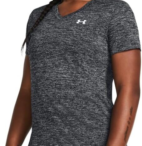 Under Armour Tech Twist Kısa Kollu V Yaka Tişört Kadın