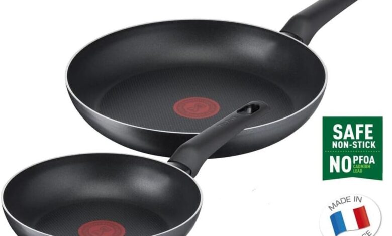 Tefal Titanyum 1X SimpleCook Difüzyon Tabanlı 20/26 Cm 2'li Tava Seti - 2100126824