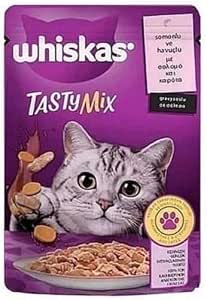Whiskas Pouch Tastymix Sos İçinde Somonlu Ve Havuçlu Yetişkin Kedi Konservesi 85 Gr Tekli Paket
