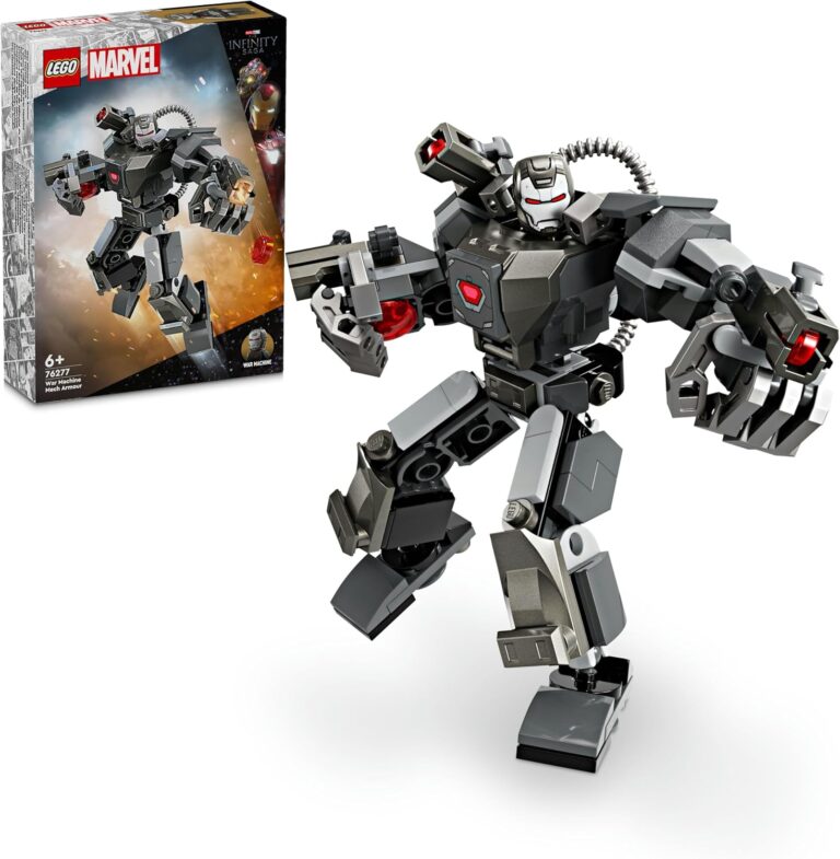 LEGO | Marvel War Machine Robot Zırhı 76277-6 Yaş ve Üzeri Süper Kahraman Seven Çocuklar İçin İnşa Edilebilen Savaşçı İçeren Yaratıcı Oyuncak Yapım Seti (154 Parça)