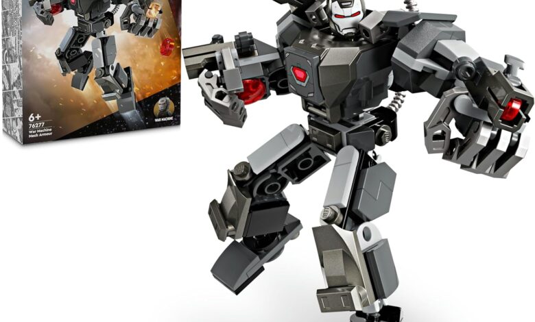 LEGO | Marvel War Machine Robot Zırhı 76277-6 Yaş ve Üzeri Süper Kahraman Seven Çocuklar İçin İnşa Edilebilen Savaşçı İçeren Yaratıcı Oyuncak Yapım Seti (154 Parça)