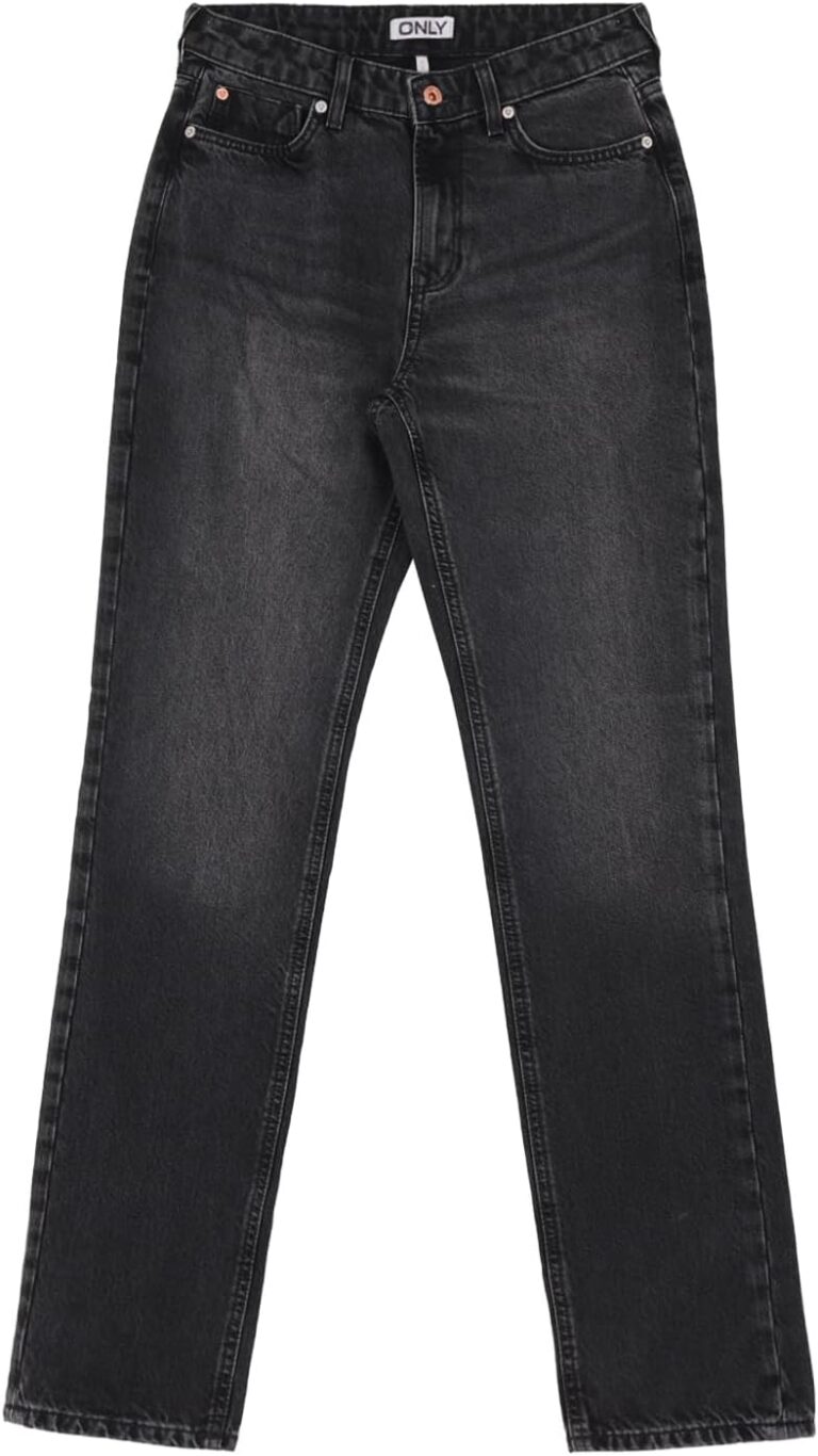 ONLY ONLJACI MW STRAIGHT BL DNM CRO Jeans Kadın