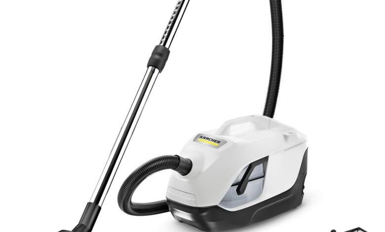 Kärcher elektrikli süpürge DS 6 - aksesuarlar dahil su filtreli (650 W, menzil 10,2 m, 2,1 m hortum, 3 nozul, filtre)