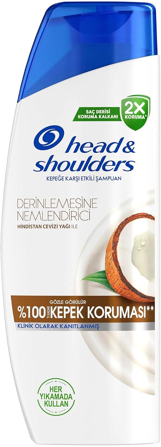 Head & Shoulders Derin Nemlendirici Kepek Hindistan Cevizi Yağlı Günlük Kullanım 330ML Şampuanı