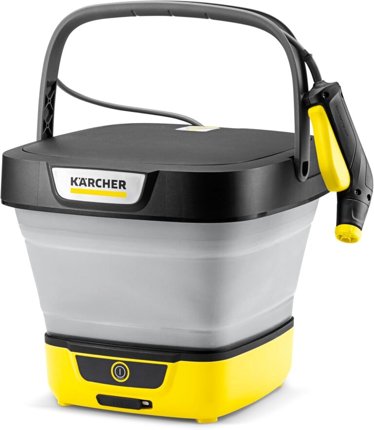Kärcher Mobile Outdoor Cleaner OC 3 Foldable, basma miktarı: 2 l/dk, katlanabilir su tankı, ağırlık: 2,2 kg, su haznesi: 8 l, lityum iyon pil