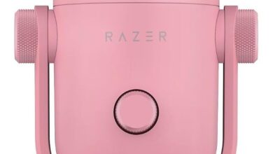Razer Seiren V3 Chroma - RGB USB Mikrofon - Tap-to-Mute özellikli Süperkardioid Kondenser Mikrofon (Reaktif Aydınlatma, Dijital Kazanç Sınırlayıcı ve Entegre Şok Emici) Quartz