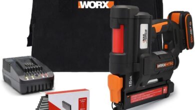 WORX WX844 20Volt/2.0Ah Li-ion 16-40mm Profesyonel Şarjlı Zımba Makinesi + 2700 Adet Yedek Zımba