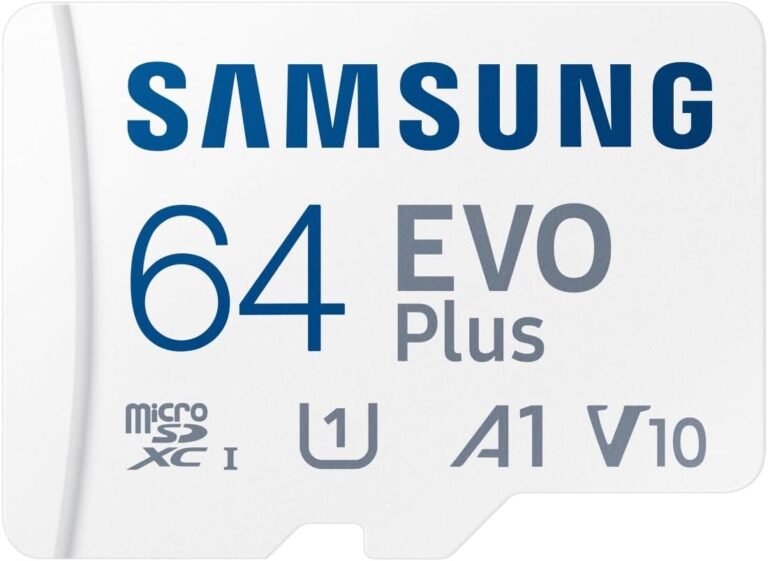 Samsung EVO Plus microSDXC Hafıza Kartı 64 GB, 160 MB/s, U1, V10, A1, ‎MB-MC64SA/APC (2024 Serisi)