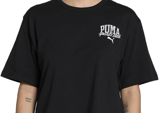 Class Relaxed Crop Kadın Siyah Günlük Stil T-Shirt 68503001