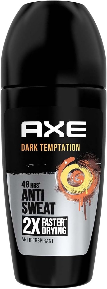 AXE Erkek Roll On Deodorant Dark Temptation 48 Saat Etkileyici Koku 50 ml