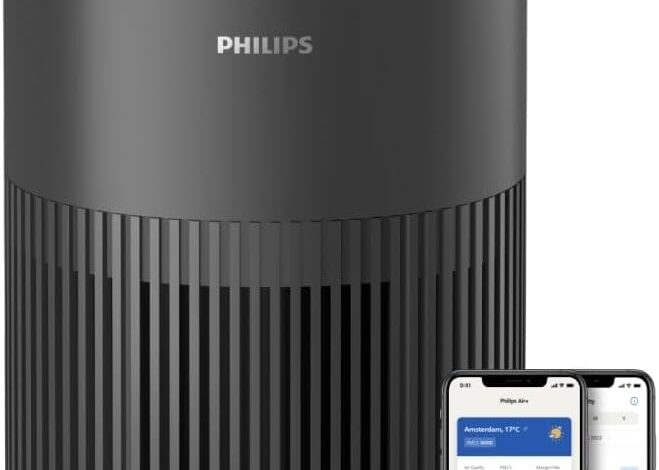 Philips 900 Serisi Hava Temizleyici, 65 M2'ye Kadar Etkili, HEPA ve Aktif Karbon filtresi, 250 m3/sa temiz hava hızı (CADR), AC0951/13