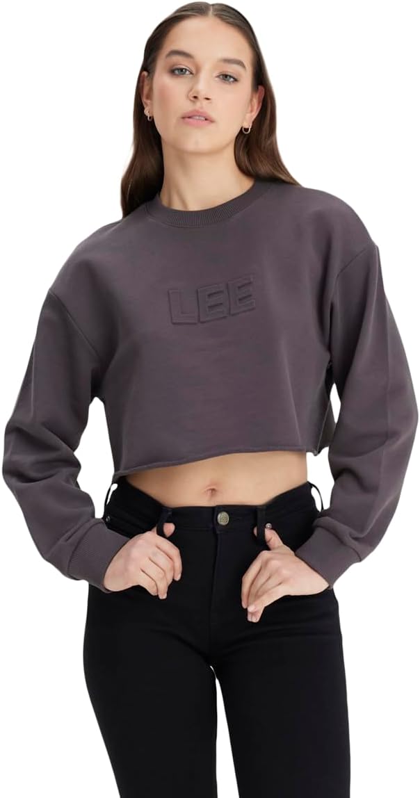 Lee Bisiklet Yaka Sweatshirt Sweatshirt Kadın