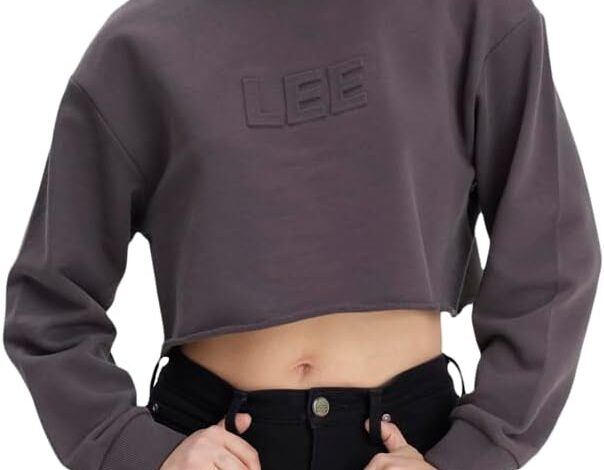 Lee Bisiklet Yaka Sweatshirt Sweatshirt Kadın