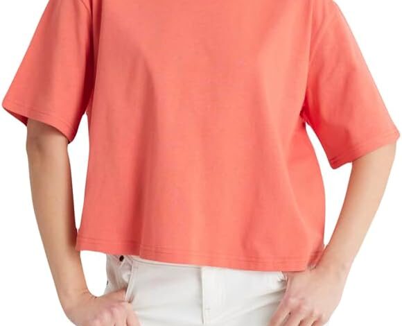 Wrangler Bisiklet Yaka T-shirt W241608 T-shirt Kadın