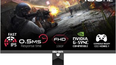 GAMEON Call Of Duty 27" FHD 180Hz, 0,5ms, Pivot, Fast IPS, HDR Ready, HDMI 2.1, PS5 uyumlu Siyah Oyuncu Monitörü