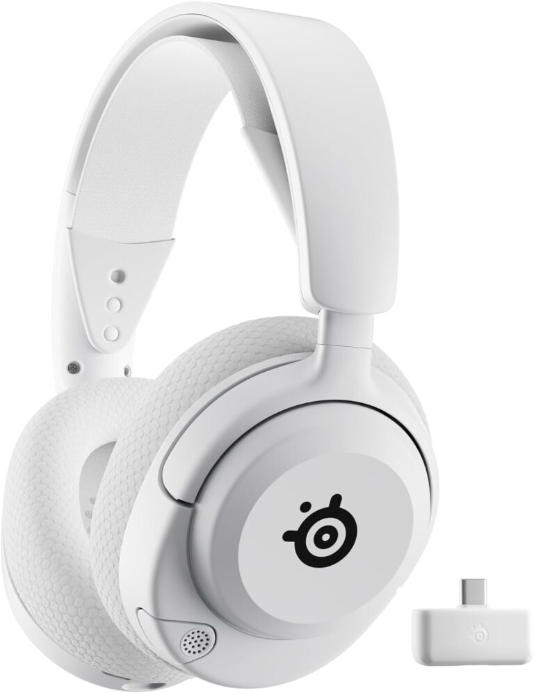 SteelSeries Arctis Nova 5P Wireless ve Bluetooth Kablosuz Oyuncu Kulaklığı Beyaz