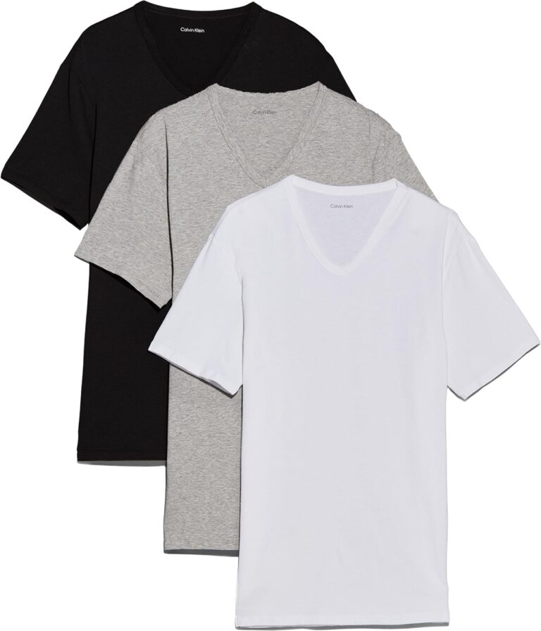 Calvin Klein S/S V NECK 3PK Tişört Erkek