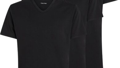 Calvin Klein S/S V NECK 3PK Tişört Erkek
