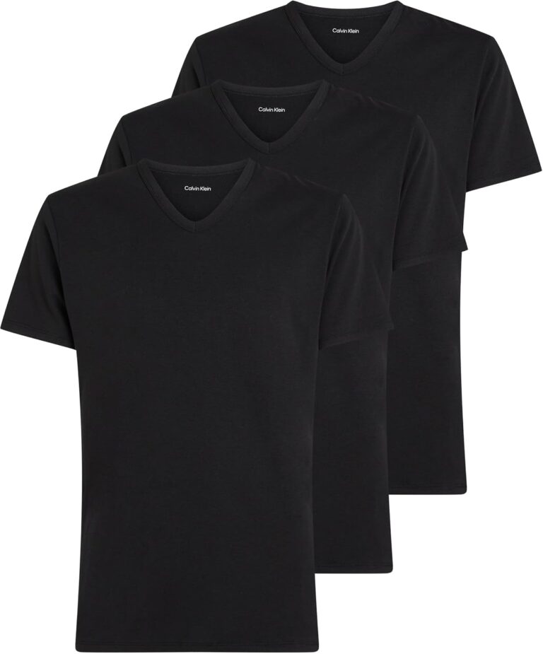 Calvin Klein S/S V NECK 3PK Tişört Erkek