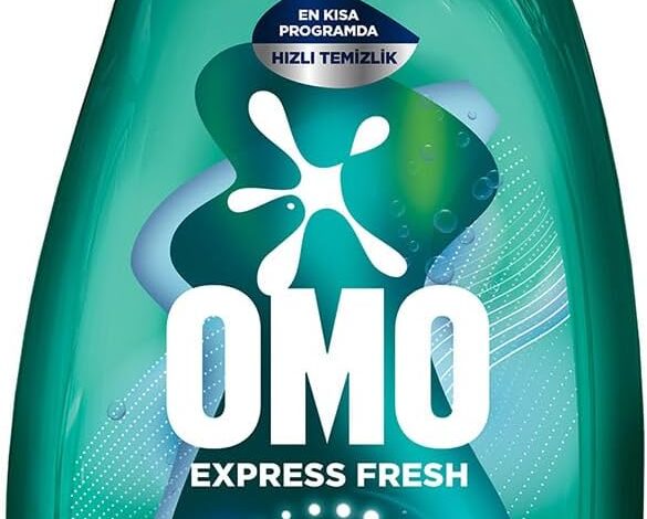 OMO Express Fresh Kötü Koku Karşıtı Beyaz ve Renkliler Sıvı Çamaşır Deterjanı, 1480 ml