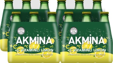 Akmina Limon Aromalı 200ml x 24