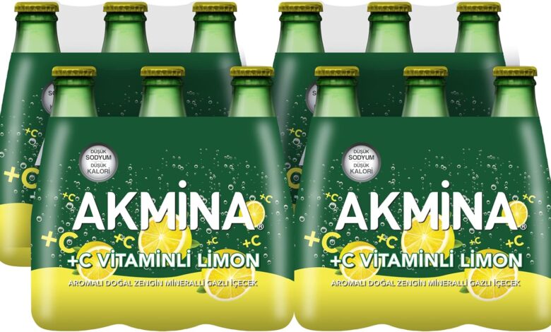 Akmina Limon Aromalı 200ml x 24