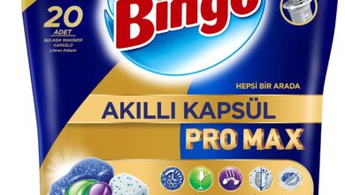 Bingo Akıllı Kapsül Pro Max Bulaşık Makinesi Deterjanı Tableti 20'li