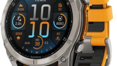 Garmin Fenix 8 – 51mm AMOLED Sapphire Titanyum Turuncu/Grafit Kayışlı