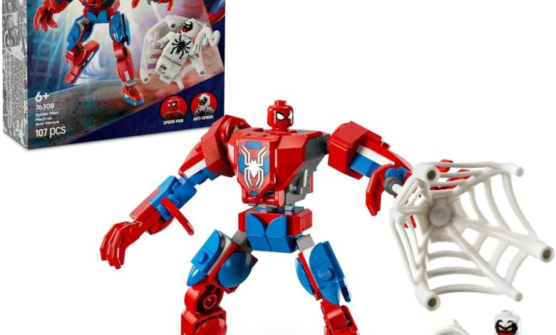 LEGO Marvel Örümcek Adam Robotu, Anti Venom’a Karşı 76308