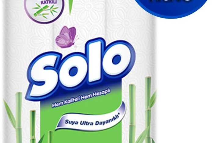 SOLO Bambu Katkılı Kağıt Havlu 12'li