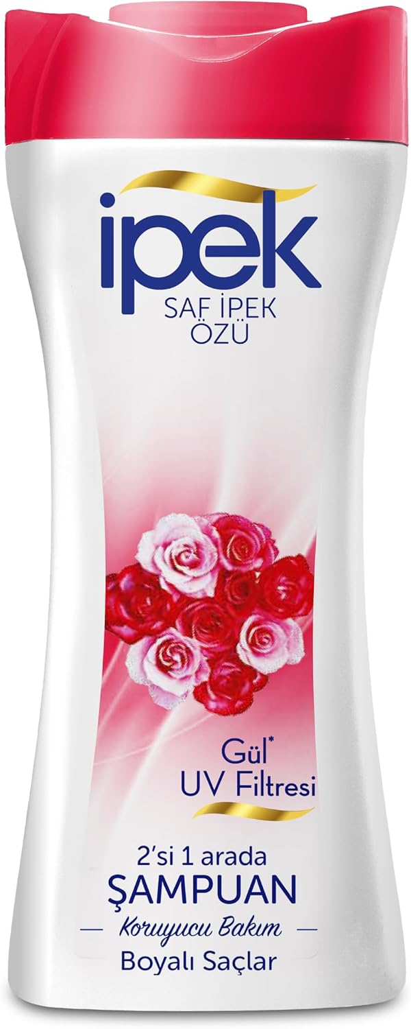 İpek İkisi Bir Arada Boyalı Saçlar Gül Şampuan 480 ML