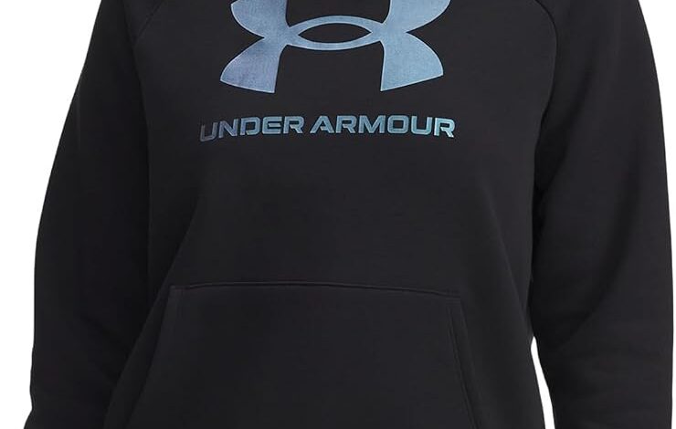 Under Armour UA Rival Flc Shimmer Hdy Sweatshirt Kadın