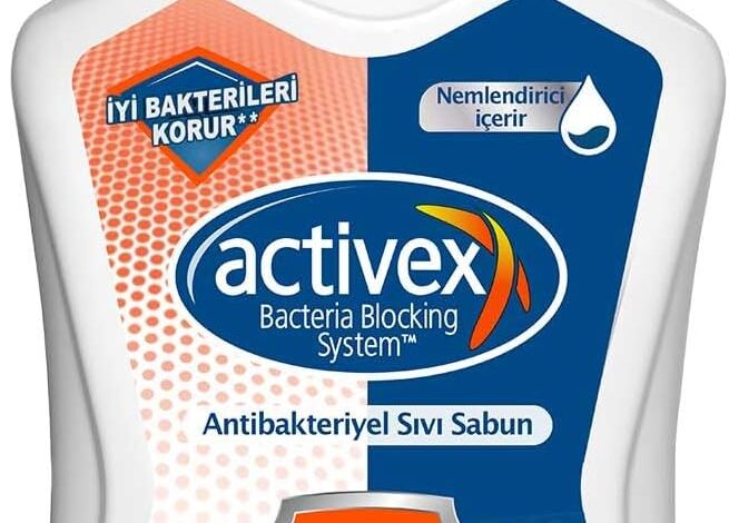 ACTIVEX Sıvı Sabun, Aktif, 500 Mililitre