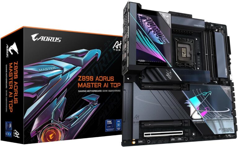 GIGABYTE ANAKART INTEL LGA1851 E-ATX Z890 A MASTER AI TOP