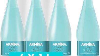 Akmina Doğal Zengin Mineralli Maden Suyu 6x1 L