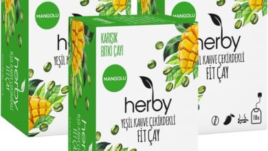 Herby Yeşil Kahve Çekirdekli Fit Çay, 3'lü Paket