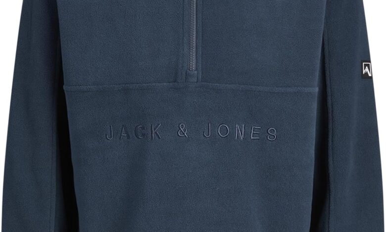 Jack Jones Jjalpes Half Zıp Fleece Jacket Aw25 Erkek Kahverengi Mont 12284828-15