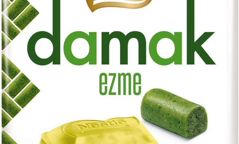 Nestlé Damak Ezme Antep Fıstığı Parçalı ve Ezmeli Beyaz Çikolata 55g