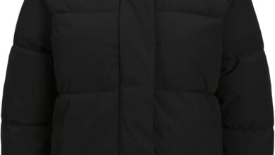 JACK & JONES JXGLOBAL PUFFER JACKET OTW ACT Kadın Mont/Ceket Black M