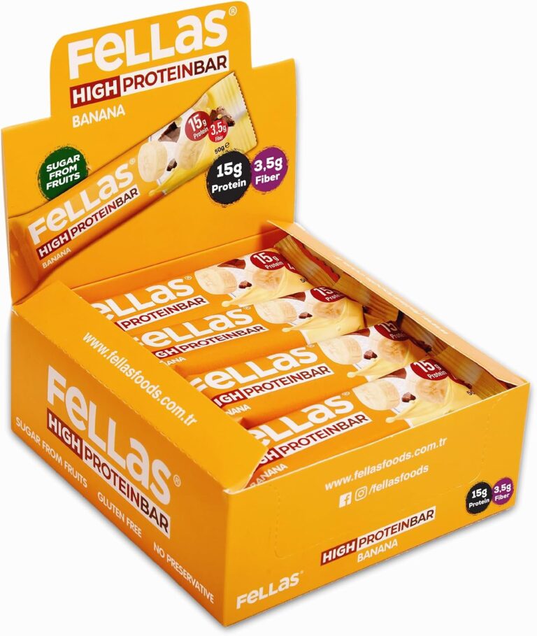 Fellas Muzlu Yüksek Protein Bar 45 g x 12 Adet